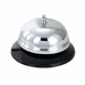 Winco CBEL-2 Call Bell, 4" Dia., Round, Plastic Base, Chrome-Plated 1 image