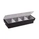Winco CCH-4 Condiment Dispenser, 4-Compartment 1 image