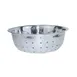 Winco CCOD-13L 13" Stainless Steel Chinese Colander with 5 MM Holes 1 image