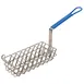 Winco CKCF-BSK Cutlet Fry Basket w/ 8-Slots Capacity, Blue Handle 1 image