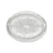 Winco CMT-1014 Oval Chrome Serving Tray, Chrome Plated 1 image