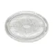 Winco CMT-1318 Oval Chrome Serving Tray, 18-3/4" x 13 1 image