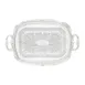 Winco CMT-1912 Rectangular Chrome Serving Tray With Handles, 19-1/2" X 12-1/2" 1 image