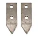 Winco CO-1B Replacement Blade Set, 2 Steel Knife Blades for CO-1 Can Opener, Knife Parts 1 image