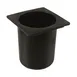 Winco CR-2400 Bar Maid Bottle Well, Round Black - 12" Dia, Aluminum Housing / Polyethylene 1 image