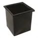 Winco CR-2401 Bar Maid Bottle Well,Square Black Polyethylene Holder/Aluminum Housing - Polypropylene 1 image