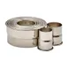 Winco CST-22 11-Piece Stainless Round Cookie Cutter Set, 1-3/8"-4" Dia., 2" H, Nesting, Container - Set 1 image