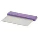 Winco DSC-2P Allergen Free Purple Dough Scraper - 6" x 3" Stainless Steel Blade, Allergen Free 1 image
