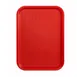 Winco FFT-1418R Fast Food Tray, 14" X 18", BPA Free, Polypropylene, Red, NSF 1 image