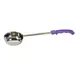 Winco FPS-6P 6 oz. One-Piece Solid Food Portioner, Purple Handle, Allergen Free 1 image