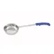 Winco FPS-8 8 oz. One-Piece Solid Food Portioner, Blue Handle 1 image