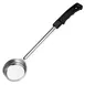 Winco FPSN-1 1 oz. One-Piece Solid Food Portioner, Black Handle, Prime 1 image