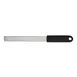 Winco GT-105 13" Stainless Steel Fine Blade Grater w/ Black Soft Grip Handle 1 image