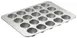 Winco HMF-20E 20 Cup Large 8.2 oz Pecan Roll/Large Muffin Pan, PFOA & PTFE Free  1 image