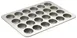Winco HMF-24S Jumbo Muffin Pan, 24 Cup / 7 oz - Silicone Glazed Aluminized Steel  1 image