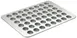 Winco HMF-48T Mini Muffin Pan, 48 Cup / 2.1 oz - Silicone Glazed Aluminized Steel 1 image