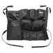 Winco JCB-2920 Caddy Bag, 29"L X 20"H, Adjustable Ties, Nylon, Black 1 image
