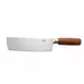 Winco KC-201R 7" Stainless Steel Chinese Cleaver w/ Wooden Handle 1 image