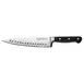 Winco KFP-84 Acero 8" Hollow Ground Chef's Knife w/ Black Handle 1 image