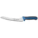 Winco KSTK-92 Sof-Tek 9" Offset Bread / Utility Knife w/ Blue TPR Handle 1 image