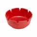Winco MAS-4R 4" Round Bakelite Ashtray, Red Finish, 4" Diameter, Heat‑Resistant to 380°F - 1 Dozen 1 image