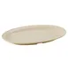 Winco MMPO-138 13" x 8-1/2" Oval Melamine Platter, Tan, Heat‑Resistant 212°F, Rim, NSF - 1 Dozen 1 image