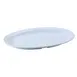 Winco MMPO-138W 13" x 8-1/2" Oval White Melamine Platter 212°F Heat‑Resist Dishwasher Safe - 1 Dozen 1 image