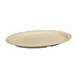 Winco MMPO-139 Oval Melamine Platter 13-1/8" x 9-1/2" tan, up to 212°F, dishwasher safe - 1 Dozen 1 image
