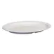 Winco MMPO-139W Oval White Melamine Platter 13-1/8" x 9-1/2", Heat‑Resistant 212°F - 1 Dozen 1 image