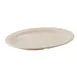 Winco MMPO-96 Oval Melamine Platter 9-3/4" x 6-3/4" tan 212°F heat‑resist dishwasher safe - 1 Dozen 1 image