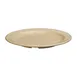 Winco MMPR-7 Dessert Plate 7¼" Tan Melamine, Heat‑Resistant to 212°F, Dishwasher Safe - 1 Dozen 1 image