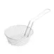 Winco MSBW-08 8" Breading Basket w/ Non-Stick White Plastic Coating 1 image