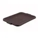 Winco PL-57B Brown Dish Box Cover, Polypropylene 1 image