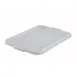 Winco PL-57W White Dish Box Cover, Polypropylene 1 image