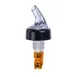 Winco PPA-050 Pourer, 1/2 oz, Clear Spout, Black Collar & Orange Tail Plastic Ball Bearing - 1 Dozen 1 image