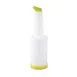 Winco PPB-2Y 2 Qt Liquor & Juice Multi Pour with Yellow Spout & Lid 1 image
