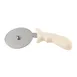 Winco PPC-4W Pizza Cutter with Polypropylene Handle & 4" Blade - White  1 image
