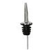 Winco PPM-4 Medium Flow Stainless Steel Liquor Pourer with Tapered Silver Spout, Poly Cork – 1 Dozen 1 image