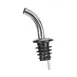 Winco PPM-4G Stainless Steel Liquor Pourer, Fast Flow, Gooseneck Spout, Cork, No Collar - 1 Dozen 1 image
