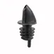 Winco PPR-2K Liquor Pourer, Free‑Flow Plastic, Black Finish, No Collar - 1 Dozen 1 image