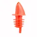 Winco PPR-2R Liquor Pourer, Free Flow Plastic, Red Spout, No Collar, 2‑inch Opening, 1 Dozen 1 image