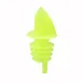 Winco PPR-2Y Yellow Plastic Free Flow Liquor Pourer, No Collar, High‑Flow Design - 1 Dozen 1 image
