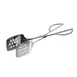 Winco PT-10P Pastry Tongs, 10-1/2", Perforated, Scissor, Stainless Steel 1 image