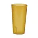Winco PTP-16A Pebbled Amber Plastic Tumbler, 16 oz (1 pt) Break-Resistant Dishwasher Safe-1 Dozen 1 image