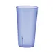 Winco PTP-16B 16 oz (1 pt) Pebbled Tumbler, Blue, Break-Resistant, Dishwasher Safe - 1 Dozen 1 image