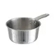 Winco SAP-1.5 1-1/2 Qt. Mirror Finish Stainless Steel Sauce Pan, Riveted Handle 1 image
