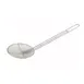 Winco SCF-6R 6 1/2" Diameter Round x 13" Handle Nickel Plated Mesh Skimmer 1 image