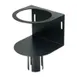 Winco SMWH-5K Iron Black Wipe Holder Stanchion Mount -  5 1/2" x 5 1/2" 1 image