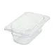 Winco SP7902 Poly-Ware 2 1/2" Deep 1/9 Size Polycarbonate Food Pan 1 image