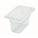 Winco SP7904 Poly-Ware 3 1/2" Deep 1/9 Size Polycarbonate Food Pan 1 image